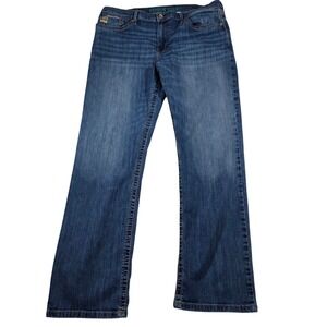 Cinch Grant Mens Relaxed Fit Medium Wash Denim Jeans 38x34 Blue MB61237001